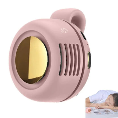 Portable Silent Mini Bladeless Electric Fan,Small Fan Clip on Shirt Waist Mini Bladeless Fan Adjustable 3-Speed for Outdoor NEW